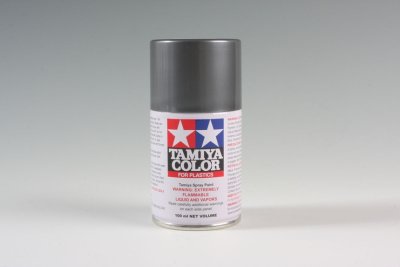 Tamiya Paints 85100 - Spray Can - Bright Gun Metal (100mL)