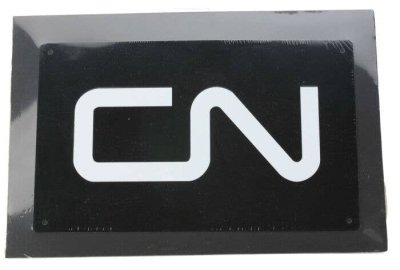 Microscale Decal 10041 - Embossed Die-Cut Metal Sign -- Canadian National