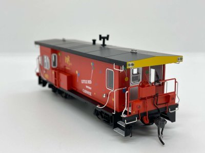 Otter Valley Railroad 57023 - PSC Transfer Van - PSTR #602 "Birthday Caboose" - note model will n...