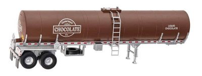 Walthers SceneMaster 12355 - HO Scale Food Grade Tank Trailer - Assembled -- Gourmet Chocolate Co...