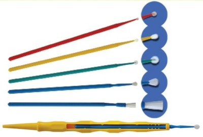 Flex-i-File MB5 - Magic Brushes & Applicator Handle - Assorted (11 pcs)