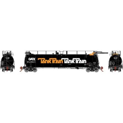 Athearn Genesis 67917 - HO 486 Series - TankTrain Intermediate - GATX/Orange Letter #48669