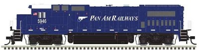 Atlas 10004298 - HO GE Dash 8-40B w/Ditch Lights - DCC Ready - Master(R) Silver -- Pan Am Railway...