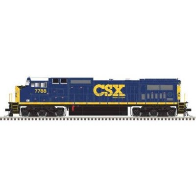Atlas 10004500 - HO GE Dash 8-40CW - LokSound and DCC - Master(R) Gold -- CSX #7788 (YN3, blue, y...