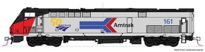 Kato 376114LS - HO GE P42 Genesis - LokSound and DCC -- Amtrak (50th Anniversary Scheme, Phase I,...