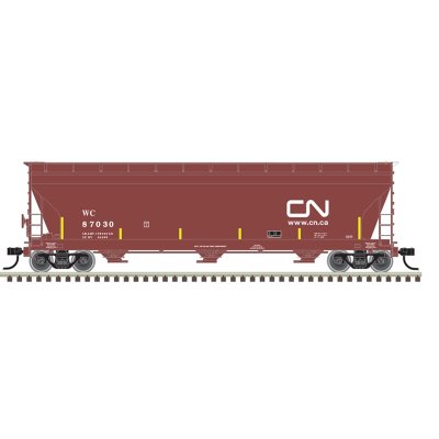Atlas 20006949 - HO 4650 Centerflow Hopper - Wisconsin Central (CN) #87030