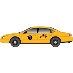 Atlas 30000152 - HO 1996 FORD TAURUS CITY TAXI