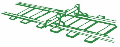 Tomar 803 - HO Hayes Wheel Stop - Type SF (4pk)