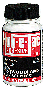 Woodland Scenics 195 - Hob-E-Tac(R) Adhesive -- 2oz 59.1mL