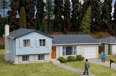 Walthers Cornerstone 3794 HO - Split Level House - Kit