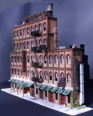 ITLA Scale Models - HO Scale 4160 Southside Hotel Kit