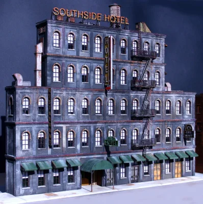 ITLA Scale Models - HO Scale 4160 Southside Hotel Kit