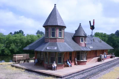 ITLA Scale Models HO Scale 118 Wood Craftsman Kit - Grimsby Station