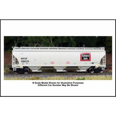 Intermountain 472149-02 - HO Scale Trinity 5161 Cu. Ft. Hopper, BNSF Heritage Burlington Route #4...