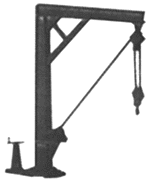 Tichy Train Group 8007 - HO Jib Crane - Kit