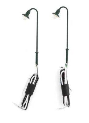 Walthers SceneMaster 4801 - HO LED Streetlight 2-Pack -- Station Platform Light