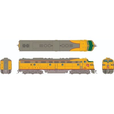 Rapido 28821 - HO EMD E8A w/HEP (DC/DCC/Sound): Milwaukee Road - 1955 UP Scheme: #38C