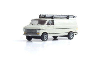 Woodland Scenics 5366 - HO Modern Era Vehicles -- Work Van (white)
