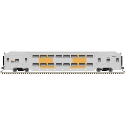 Atlas 20007391 - HO Multi-Level Commuter Coach Trailer - Ready to Run -- Montreal EXO #3114 (Patc...