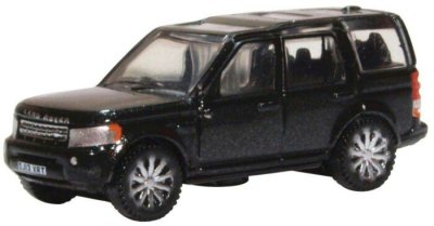 Oxford Diecast NDIS002  N Scale Land Rover Discovery 4 - Assembled - Santorini Black