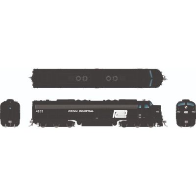 Rapido 28087 - HO EMD E8A - DC/Silent - Penn Central #4262