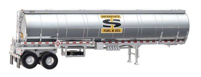 Walthers SceneMaster 12357 - HO Scale Petroleum Tank Trailer - Assembled -- Interstate Fuel & Oil
