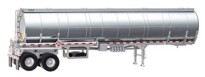 Walthers SceneMaster 12360 - HO Petroleum Tank Trailer - Assembled -- Painted, Unlettered