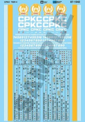Microscale 87-1542 - HO Scale Railroad Decal Set -- Canadian Pacific Kansas City CPKC GE ET44AC T...