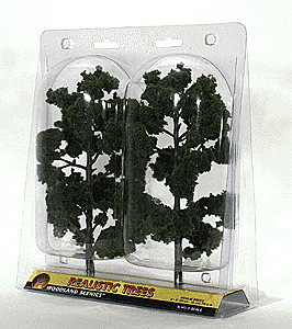 Woodland Scenics 1519 - Ready-Made Realistic Trees - Deciduous - 8-9in - Medium Green