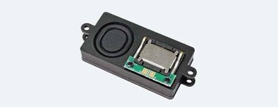 ESU 50345 - Rectangular Speaker with Enclosure -- 4 Ohm, 7/8 x 1-21/32 x 5/16" 22 x 42 x 8mm