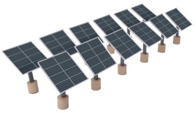 Walthers SceneMaster 4196 - HO Rooftop Solar Panels -- Kit