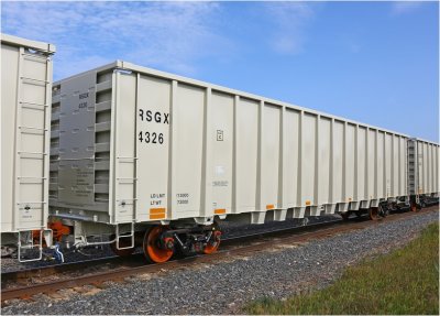Otter Valley Railroad 64201 - HO NSC 64 Ft 6400 CuFt Scrap and Trash Gondola -RSGX #4314
