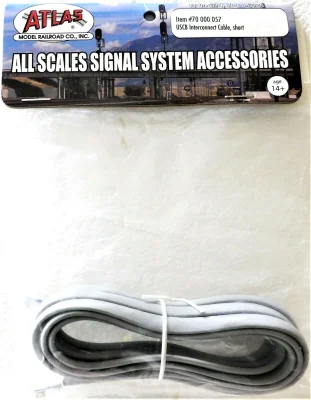 Atlas Model Railroad Co. All Scale Signal System Short 7' SCB Interconnect Cable