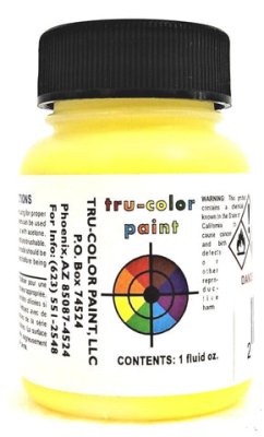 Tru Color Paint 394 - Acrylic - Progress Rail Yellow - 1 oz