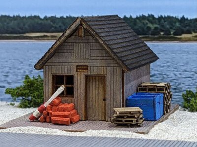 Osborn Model Kits 1125 - HO Lobster Fishing Equipment Shed