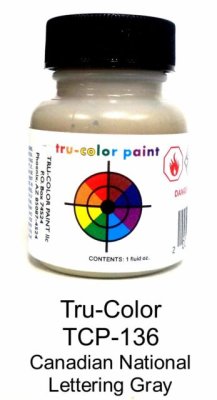 Tru Color Paint 136 - Acrylic - CN Lettering Gray 1oz