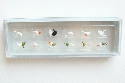 Preiser 14167 - HO Ducks, Geese, & Swans (15pcs)