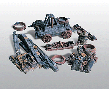 Woodland Scenics 202 - HO Trackside Junk Piles - Unpainted Metal