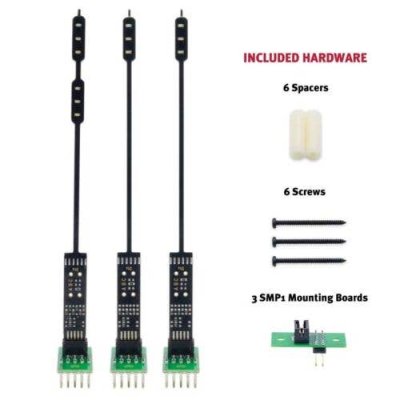 Digitrax SHABC - HO Scale SHABC Turnout Signaling Kit -- Includes 1 Dual-Head and 2 Single-Head S...