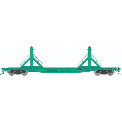 Rapido 138408 - HO F30D 50' Rail Flat Car : SP - MOW: 6-Pack - Car numbers: #9000, 9001, 9002, 90...