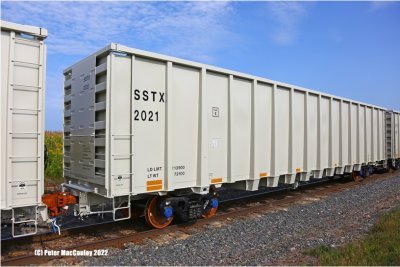 Otter Valley Railroad 64210 - HO NSC 64 Ft 6400 CuFt Scrap and Trash Gondola -SSTX #2021