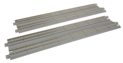 Kato Unitrack 20006 - N Scale Straight Double Concrete Slab Track - Unitrack -- 9-3/4" 24.8cm pkg...