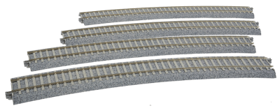 Kato Unitrack 2242 - HO Superelevated Easement Curve Track w/Concrete Ties - Unitrack -- 28-3/4" ...
