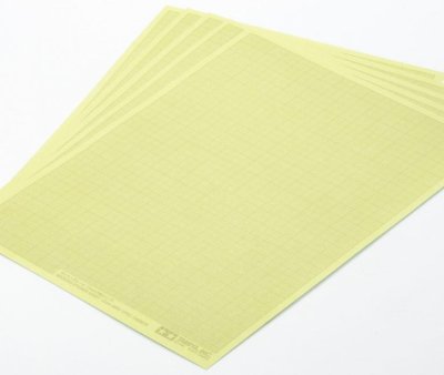 Tamyia 87129 - Masking Sticker Sheet 1mm Grid 5 Pieces