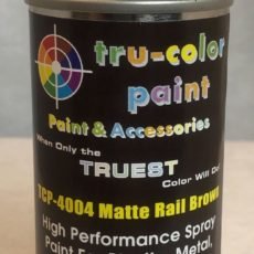 Tru Color Paint 4004 - Aerosol Spray Paint Can - Matte Rail Brown - 4.5oz (135mL)