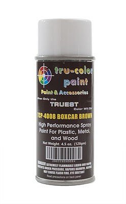 Tru-Color Paint 4008 - Gloss Boxcar Brown Spray 4.5oz