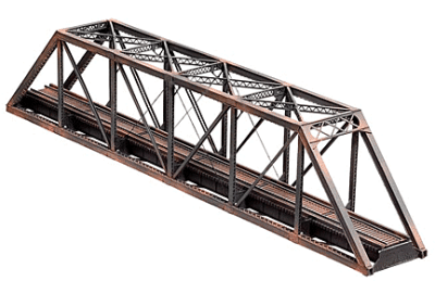 Central Valley 1810 - N Scale Through-Truss - Single Track - Kit -- Lattice-Style Portals - 11-15...