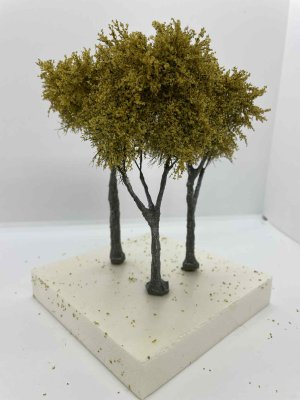 Martin Welberg Scenic Studios TLKG - Fine Scale Tree - Large - Moss Green - 12cm-16cm - 3 pcs