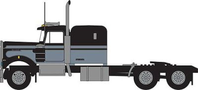 Trainworx 49041 - N Scale 1970s Kenworth W900 Seminole Tractor w/60" VIT Sleeper Cab - Assembled ...