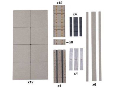 Walthers Cornerstone 4186 - HO Transload Pavement - Transload Facility -- Kits